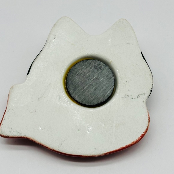 Catzilla Big On Cats Candace Reiter 4 Kitty Cat Magnets Vintage - Picture 9 of 16